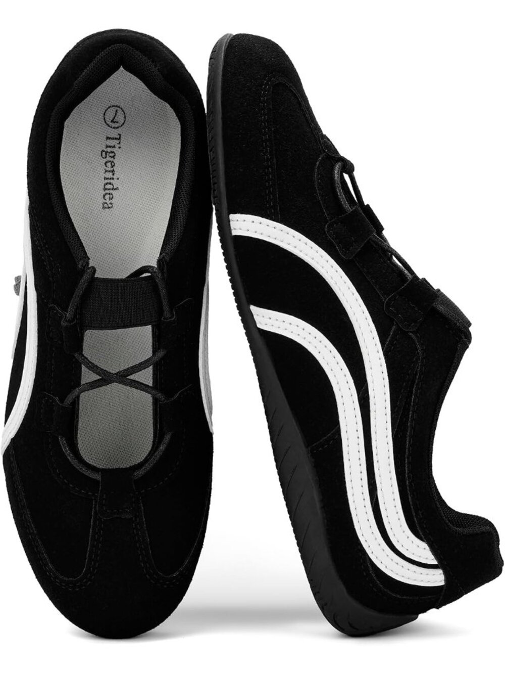🆕Women's All Black Mary Jane Sneakers Casual Walking Tennis Breathable Shoes
